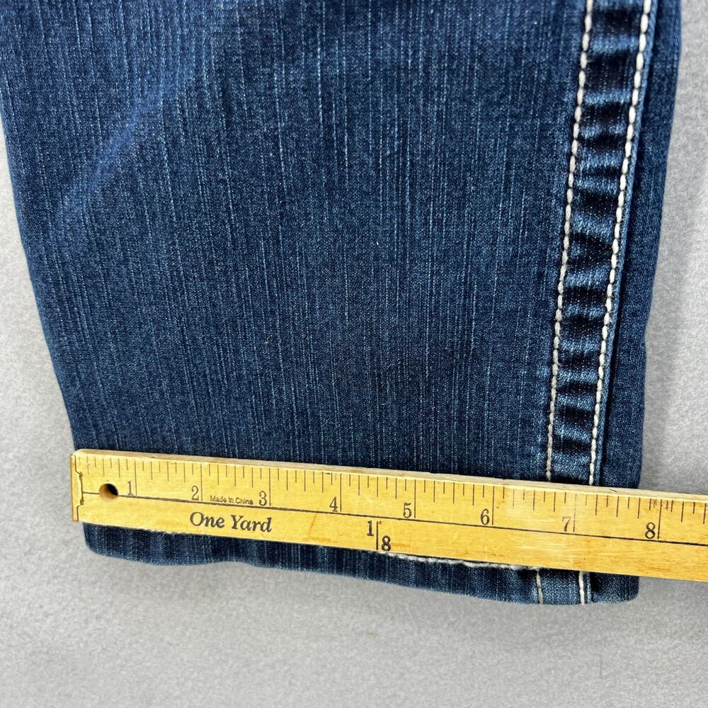 BKE Jeans Women's 28x33.5 (6) Blue Sabrina Boot Stretch Crystal Embellished - Picture 15 of 15